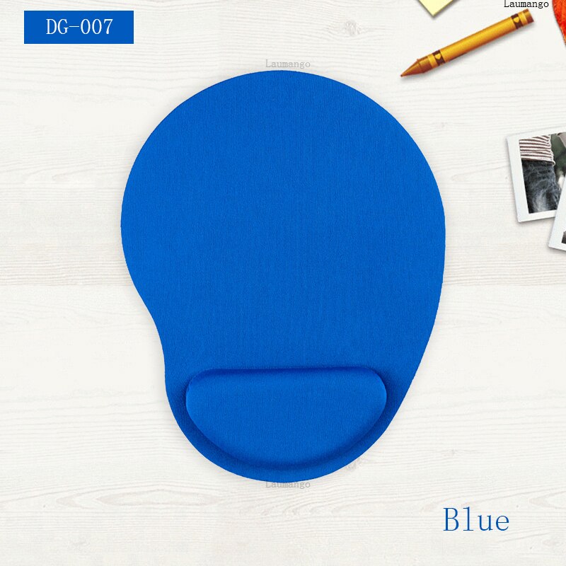 Maus Pads Anti-Slip Maus Pad Kleine Füße Computer Spiel Kreative Einfarbig EVA Armband Maus Pad Computer Peripherie pads: C-Blue