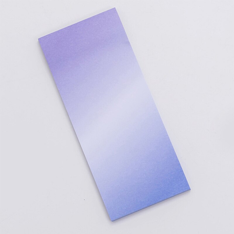 1 Piece office Rainbow colorful self-adhesive note Memo Pad cartoon writing paper sticky notes