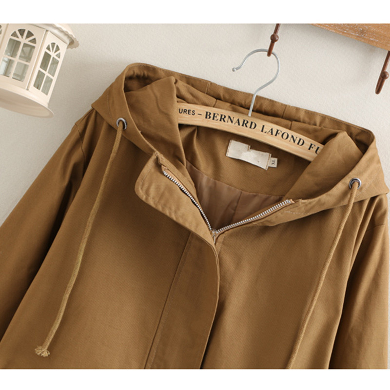 Abrigos cortavientos para mujer, talla grande 4xl, largos, con capucha, holgados, para primavera y otoño.