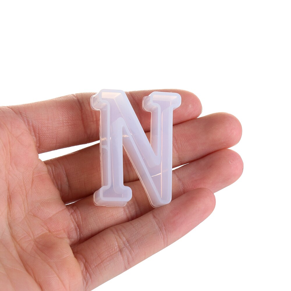 Thuis handgemaakte mal az alfabet engelse letters siliconen mal knutselen sieraden maken diy transparante epoxyhars mallen voor sieraden
