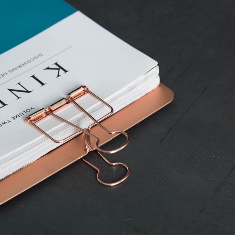 Metal Clipboard Writing Pad File Folders Document Holder School Stationery