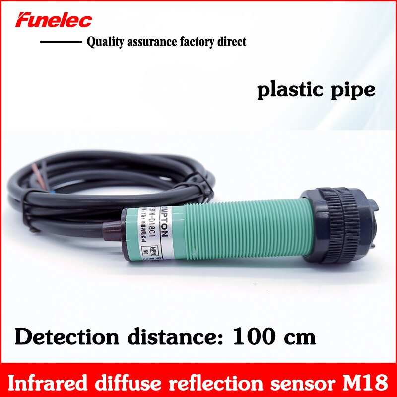 E3FN-D100P1 3-wire infrared photoelectric switch diffuse reflection sensor three-line pnp NO normally open