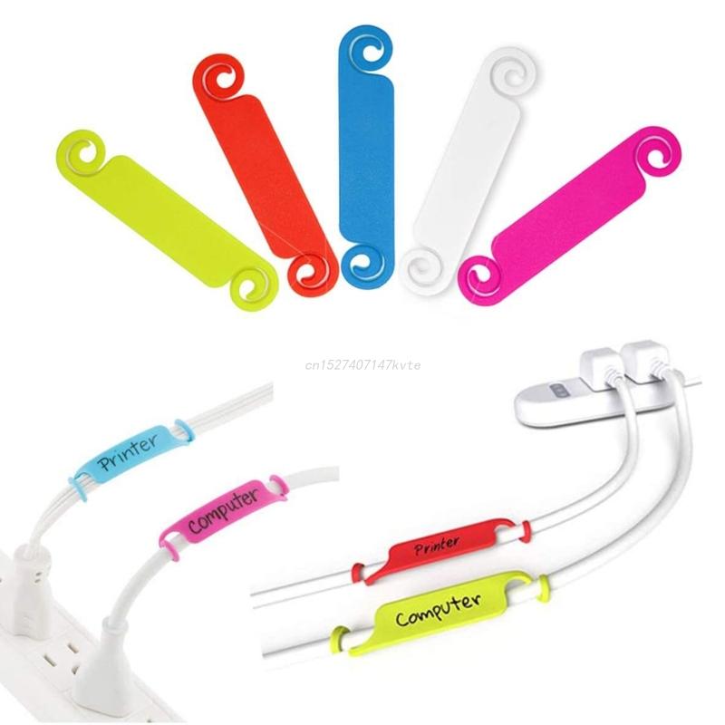 Kabel Tags Kabel Labels Multicolor Kabel Identificatie Markering Borden Cord Management Draad Organiseren Management Labels
