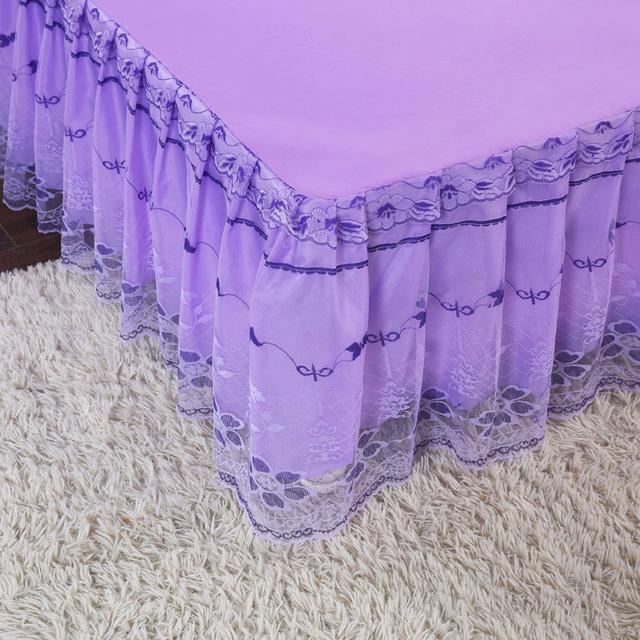 35 literie lit volants jupe-lit jupe brossé microfibre couvre lit: 4 / 200x220cm