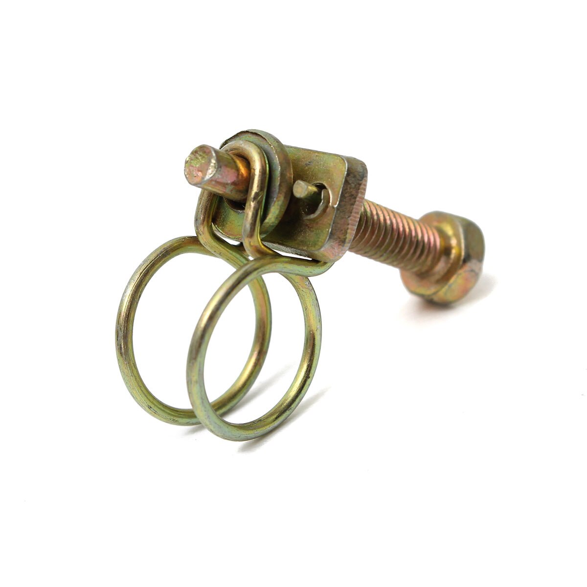 2Pcs Hose Clamp Adjustable Pipe Clamp Double Wire Hose Clip Clamp Plumbing Fastener Hardware 20 Sizes