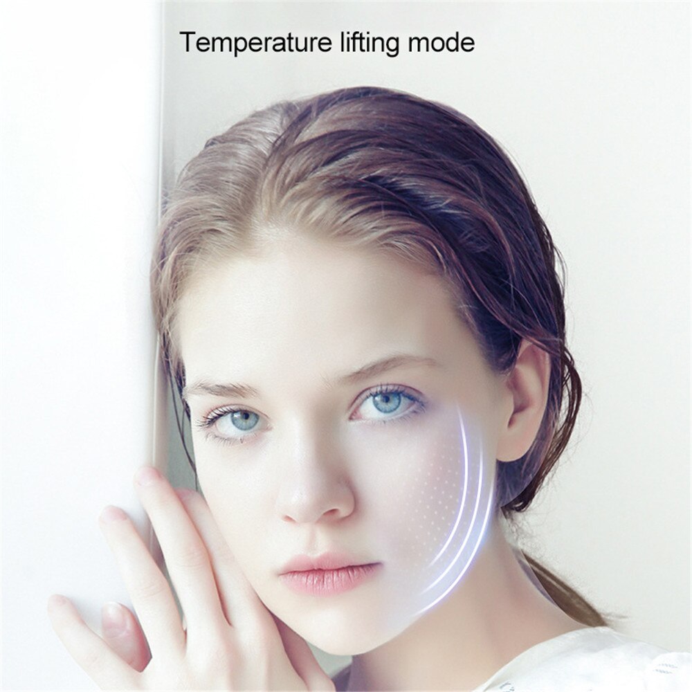 Led-fotoni kasvojen mesoterapia elektroporaatio ems-laite kasvojenkohotus kiristys ryppyjen poisto värähtelyhierontalaite