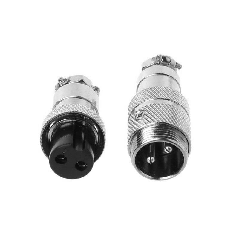 GX-16 Luftfahrt Stecker Und Buchse GX16-2-3-4-5-6-7-8-9-10 Kern Luftfahrt Stecker Männlich & Weibliche 16mm Draht-Tafel Rund Anschluss: Silber-