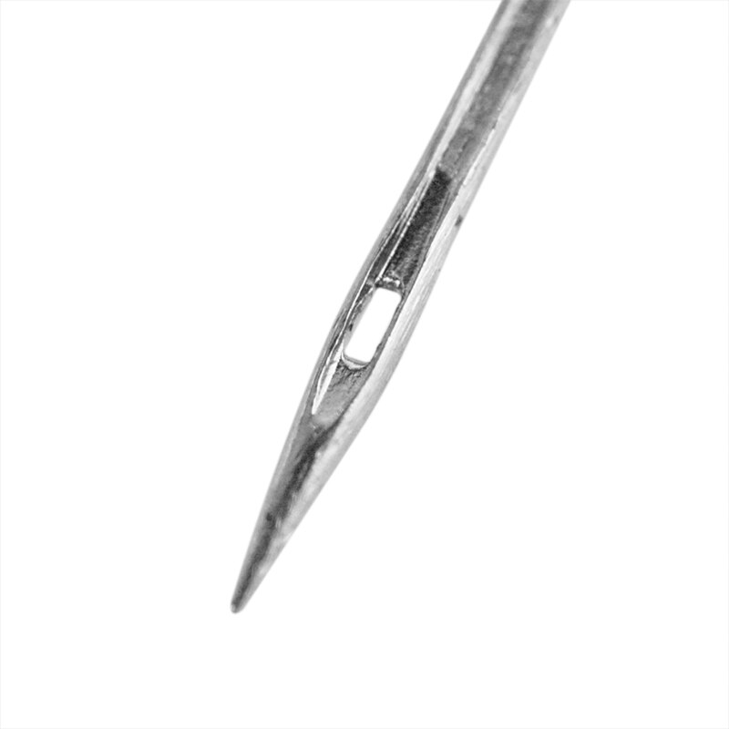 Machine à coudre régulière, aiguille à bille, longueur 39mm, en acier doré, 50pcs No.14, pour chanteuse