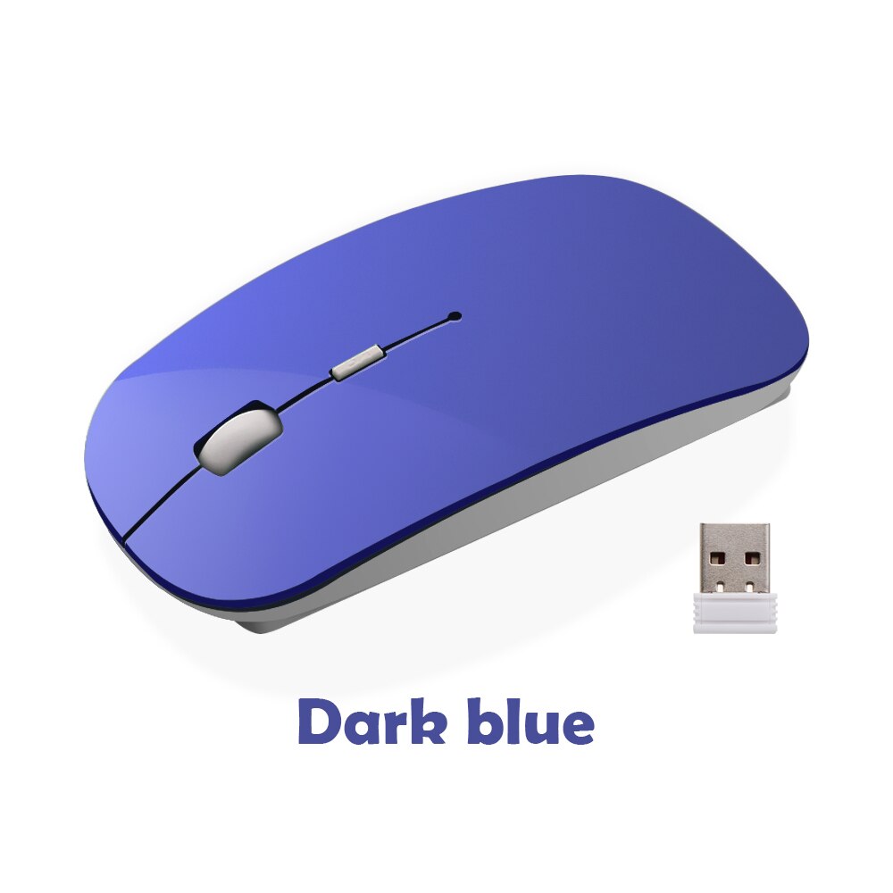 1 pc bærbare 2.4g trådløse mus ultratynne usb optiske mus stille knapp for pc bærbar macbook desktop air pro