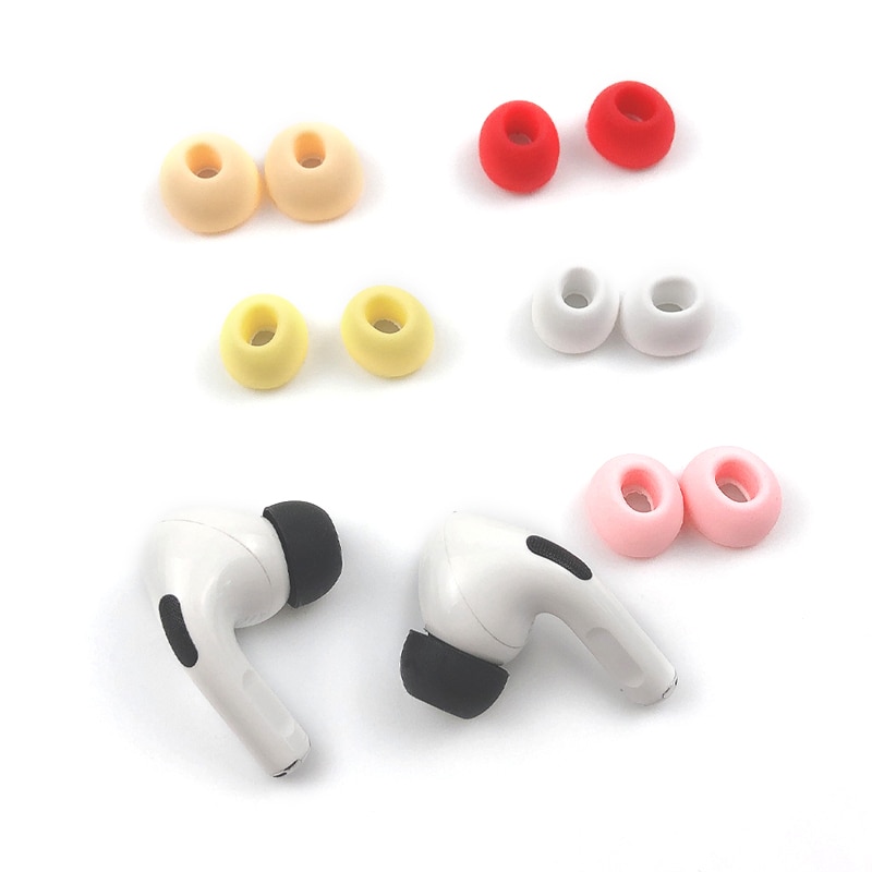 2 sztuk/1 para wkładki do uszu dla Airpods Pro 3 bezprzewodowe słuchawki Bluetooth silikonowe nauszniki etui na słuchawki Earpads Eartips dla Airpods3
