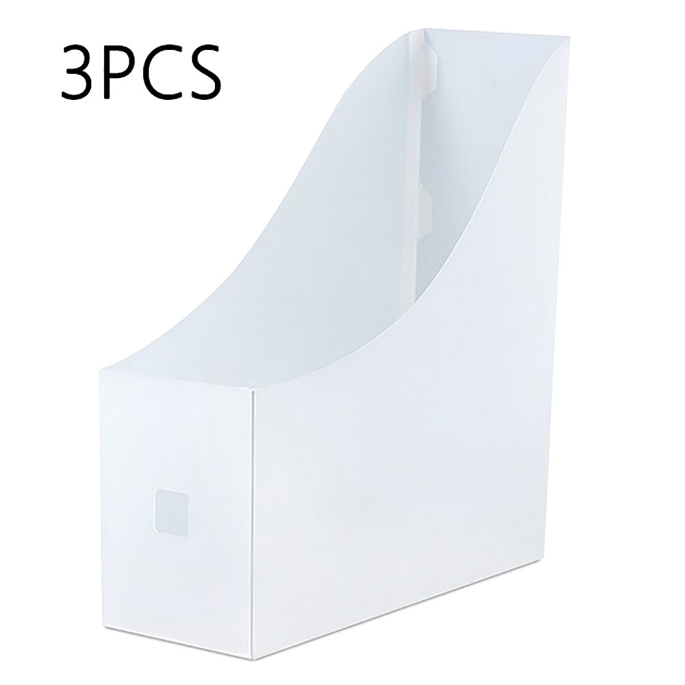 2/3/5Pcs Plastic File Holder Table Storage File Organizer Office Supplies Stationery Box Magazine Book Rack Document Tray: 3pcs