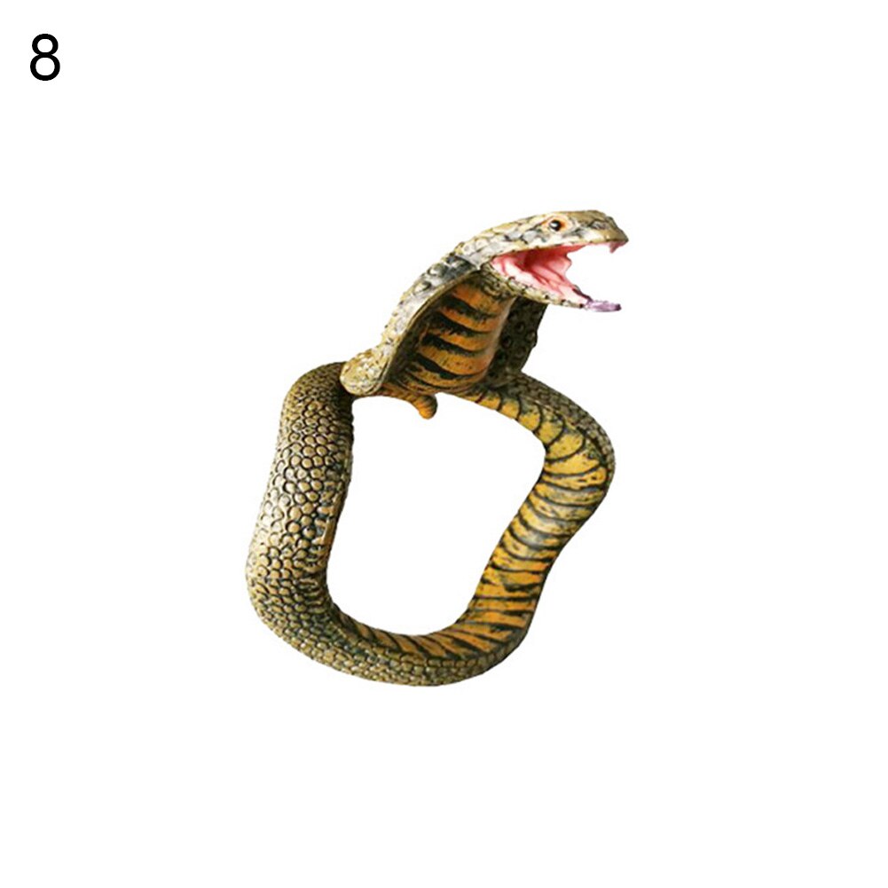 Simulatie Snake Speelgoed PVC Verstelbare Snake Armband Prank Speelgoed Feestartikelen Halloween Prank Speelgoed: 8