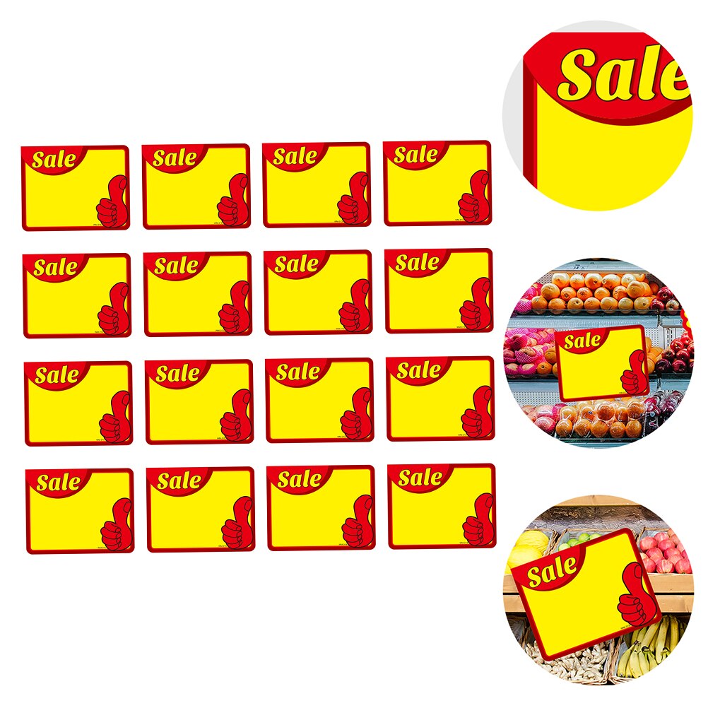 50 Pcs Markt Prijs Borden Reclame Tags Retail Shop Blank Label Tags