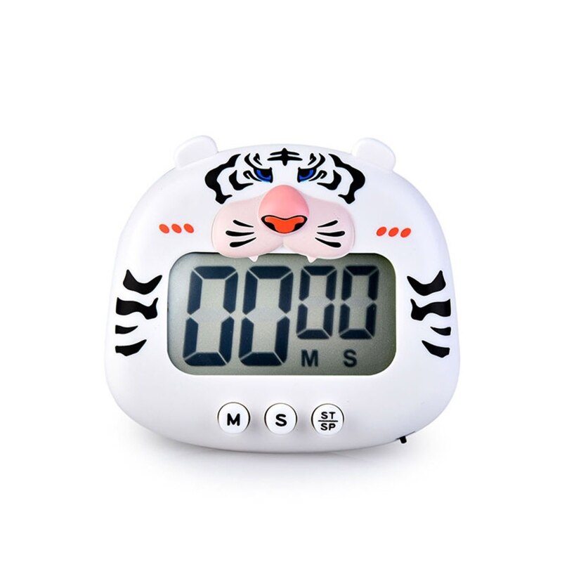 cartone animato tigre Timer grande schermo Schermo digitale cucina Timer da cucina orologio da studio per contatore manuale yoga sport volta