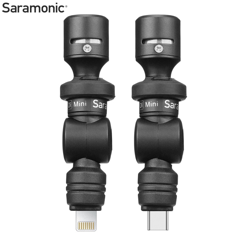 Saramonic smartmic di mini / uc mini mikrofon lyn / type c-stik til iphone android smartphone taleoptagelse vlog mic