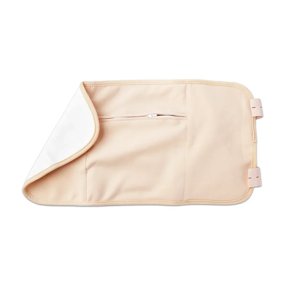 Bio-rizinusölpackung, wiederverwendbare packung mit weichen, elastischen bändern, kompression, verbessert den schlaf, rizinusölwickel für die leber, rizinus: Transparent