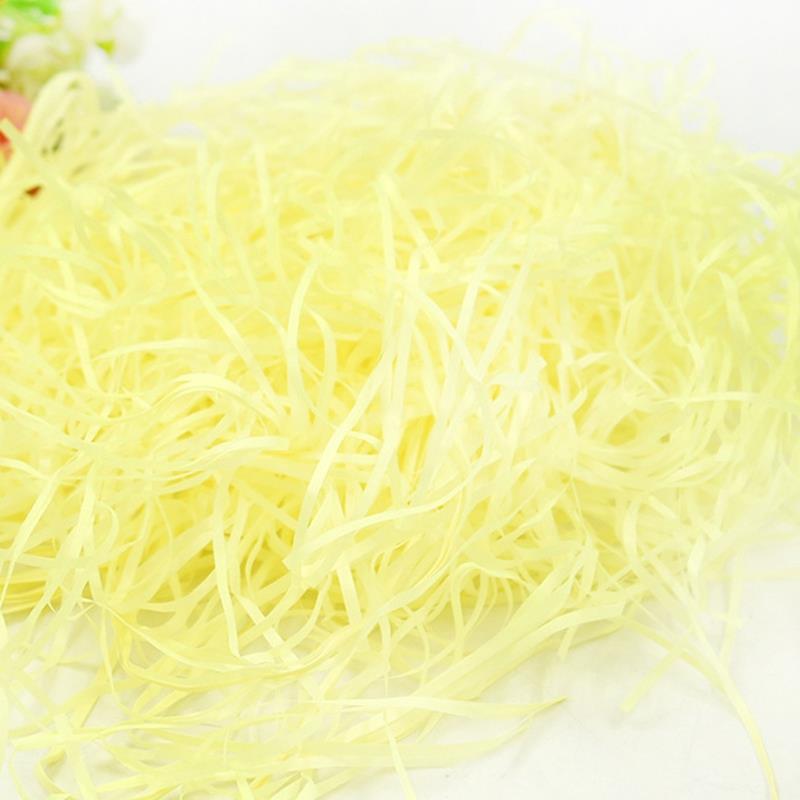 70g Paper Shred Filler Cozy Natural Hamster Paper Bedding Hamster Shredded Paper Hamster Cage Cushion Material: Yellow