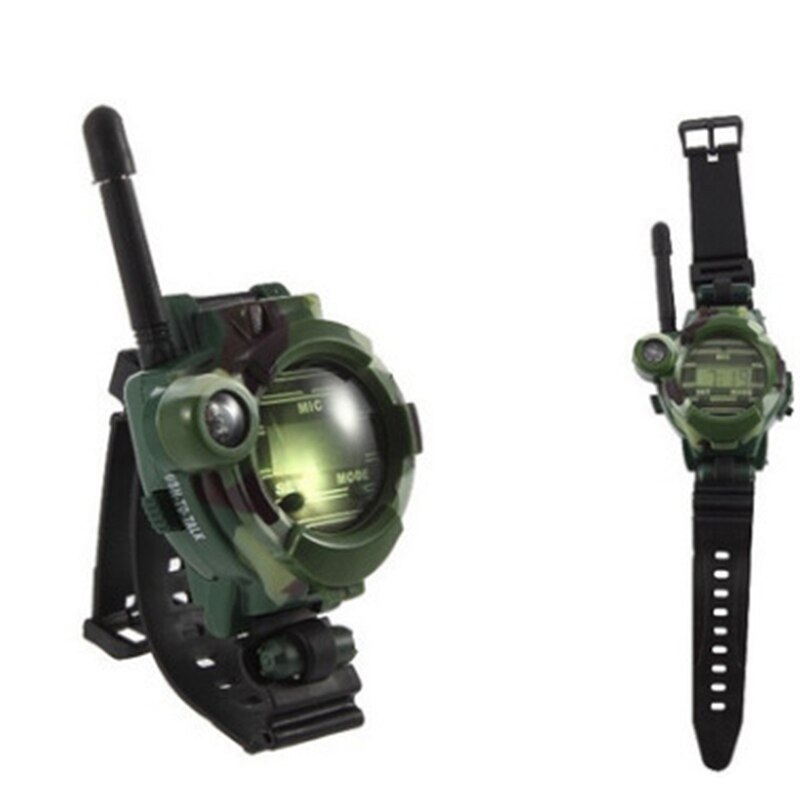 Reloj walkie-talkie para padres e hijos, juguete para padres e hijos, walkie-talkie de juguete, par de walkie-talkie de reloj siete en uno