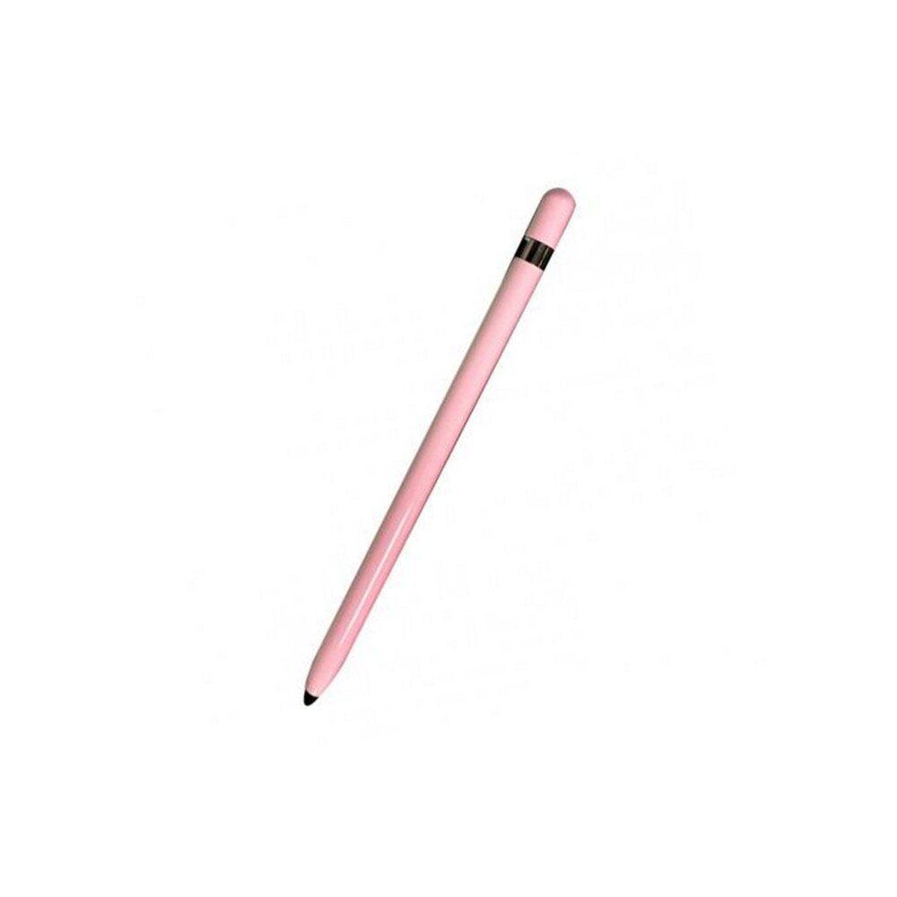 Lápiz óptico portátil de doble punta, repuesto Universal, suave, pluma de escribir, dibujo, tableta capacitiva, Stylus de teléfono: Rosa