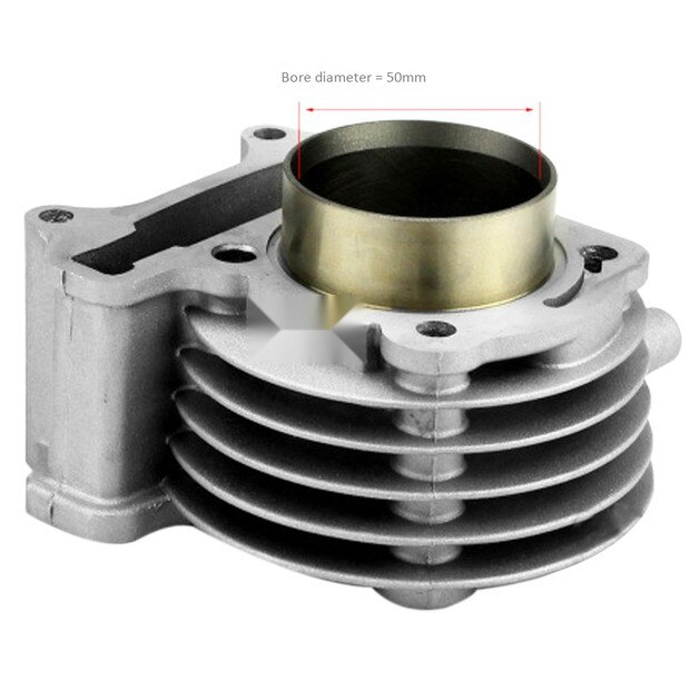 Gy6 Motor Grote Cilinder Cilinder Kit 100Cc 50Mm Voor Gy6 Motor 100Cc Motorfiets Scooter