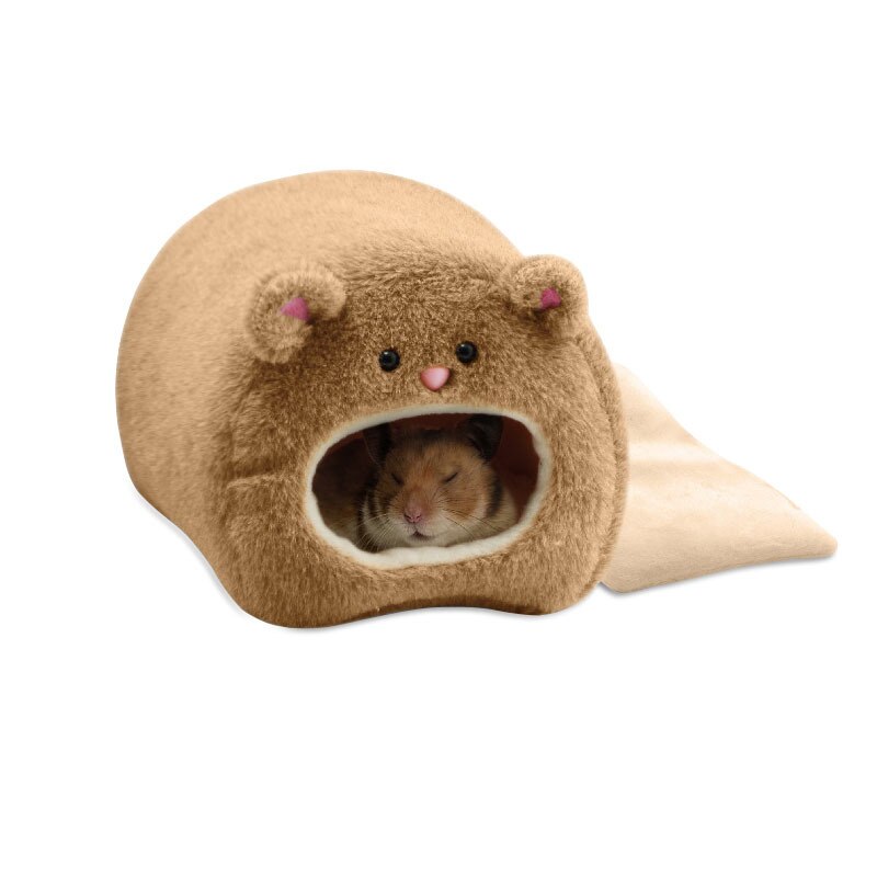 Mooie Winter Opknoping Hangmat Warme Fleece Kooi Voor Ratten Eekhoorn Egel Hamster Leuke Huis Met Bed Mat Kleine Harige Dieren