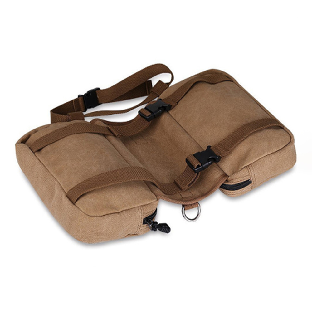 Dog Pack Hound Travel Camping Hiking Backpack Saddle Bag Rucksack for Medium and Large Dog (Khaki)