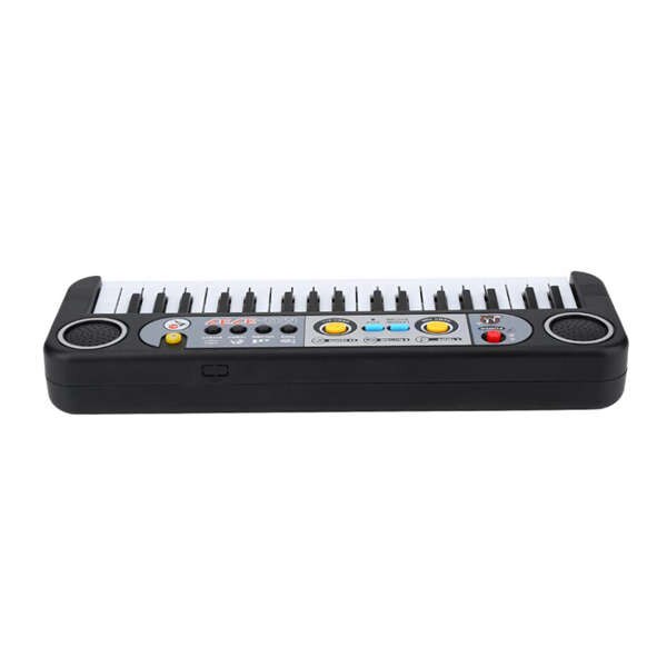 37 Keys Electronic Organ Digital Piano Keyboard with Microphone Kids Toys Stave Music Toy Develop Child's Talents MQ-3737