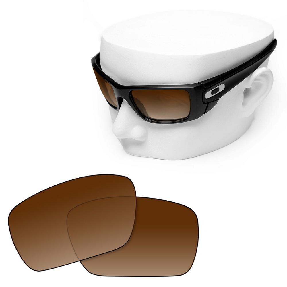 OOWLIT Gepolariseerde Vervanging Lenzen van Bruin Gradient voor-Oakley Fuel Cell Zonnebril