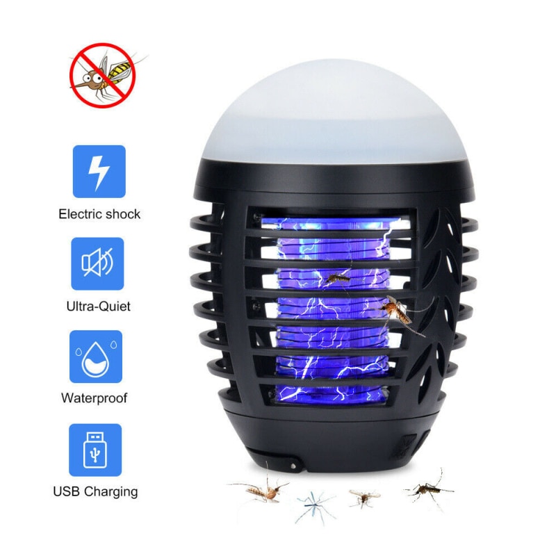Waterdichte Outdoor Usb Elektronische Muggen Doodt Lamp 5W Led Home Verlichting Lampen Slaapkamer Anti-Mug Lichten