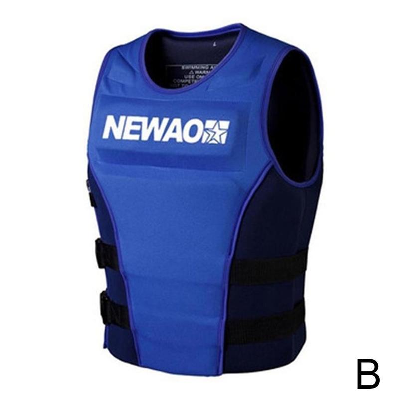 Unlimited Gender Water Sports Vest Life Jacket Buoyancy Suit Vest Motorboat Surfing Collision Jacket: BL
