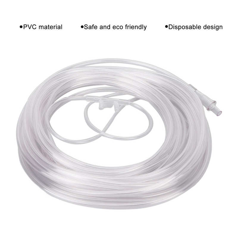 Zuurstof Buis Pvc Wegwerp Veilig Nasale Zuurstof Buis Eco Vriendelijke Flexibele Voor Ademhaling Machine Voor Zuurstof Generator Voor Ouderen