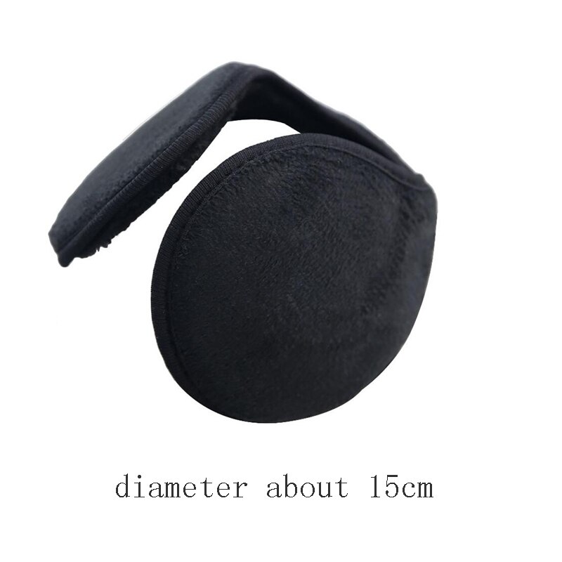 Unisex Solid Winter Earmuffs Women Men Ear Cover Protector Thicken Plush Soft Warm Earmuff Warmer Apparel Accessories