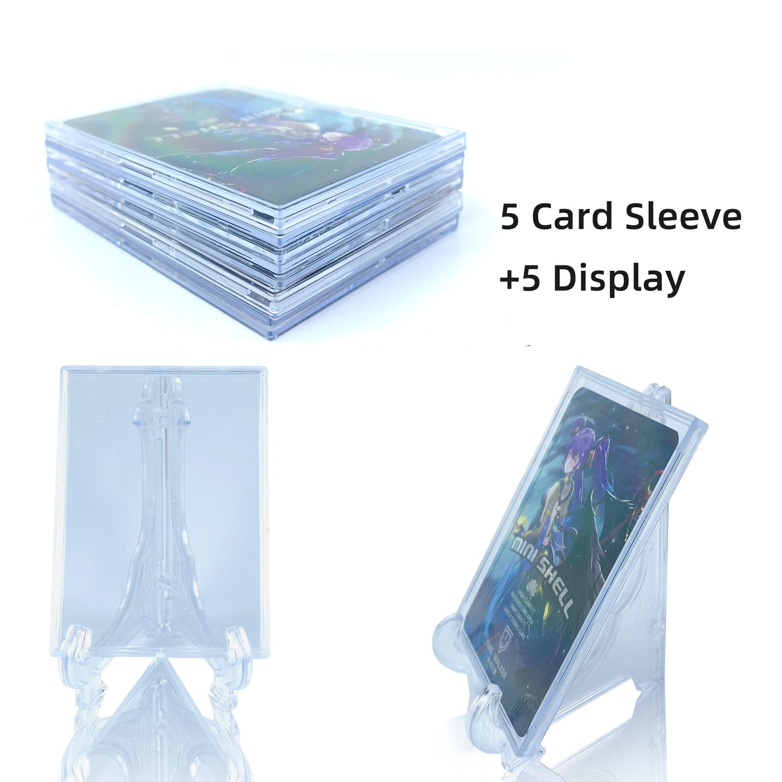 5/10/20set MINI Shell Card mattoni supporti per Baseball Card Holder e Bastetball Card Protector Storage Protection 94X70X5MM