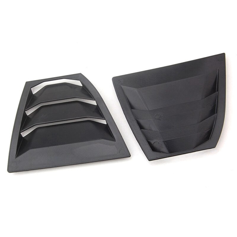 Rear Window Side Louvers Vent Panel Trim For Mazda 3 Axela 4Dr Sedan