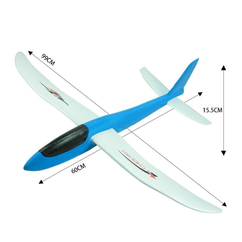 60X100X15.5Cm Hand Gooien Vliegtuig Diy Epp Foam Flexibele Duurzaam Hand Launch Gooien Vliegtuigen Vliegtuig Model outdoor Speelgoed