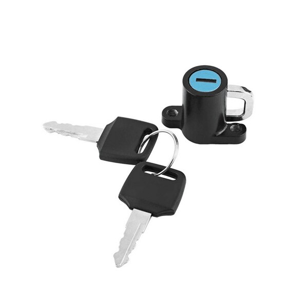 Kask motocyklowy blokada kask rowerowy blokada hak robić zawieszania kask blokada hak z 2 zestaw kluczy z blokadą liny kask drutu