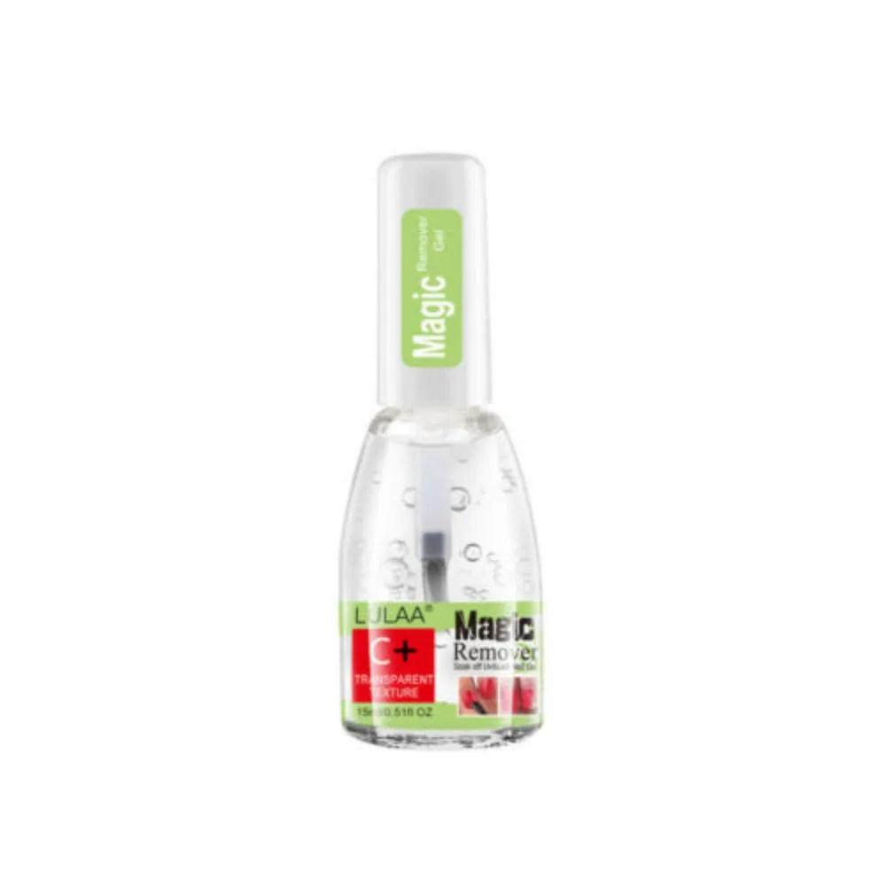 3-5 min. hurtig fjerner magisk fjerner gel neglelak 15ml soak-off uv led burst fjerner rensemiddel neglekunstværktøj manicure rensemiddel: Beige