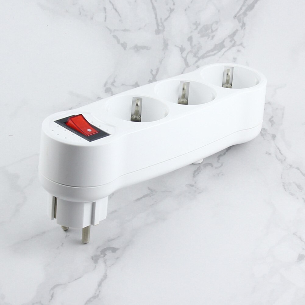 European Type Conversion Plug 1 TO 3 Way EU Standard Power Adapter Socket EU standard 250v