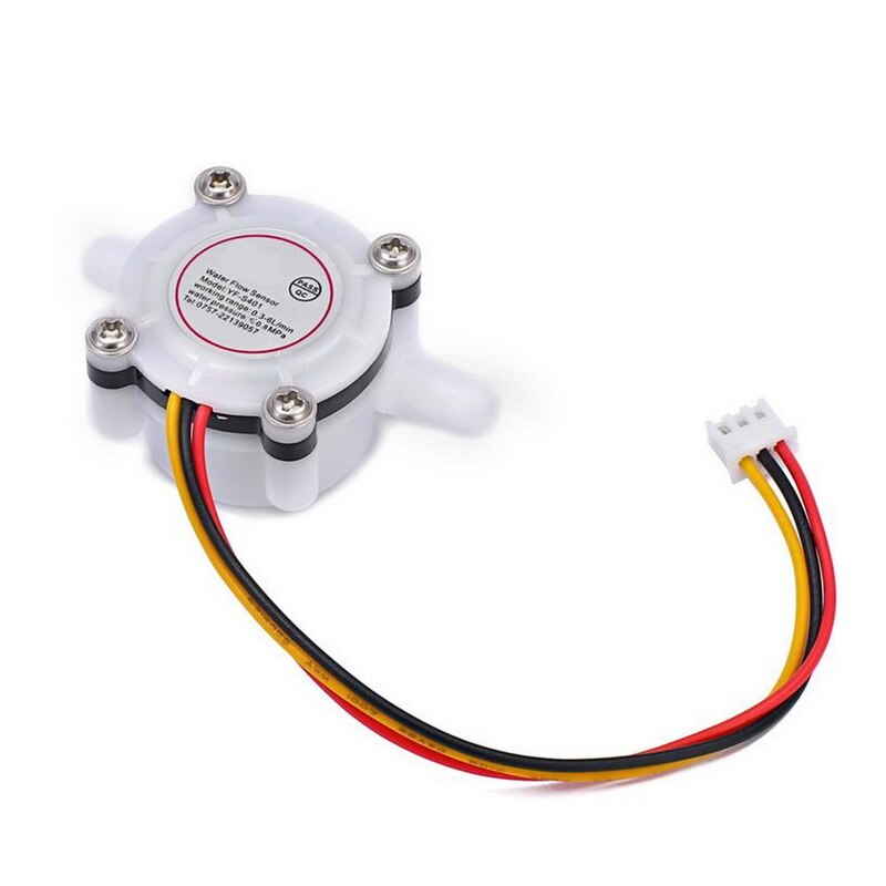 Water Flow Sensor Switch Flow Meter Flowmeter for Water Heater Coffee Machine Water flow sensor liquid flow control sensor: white B