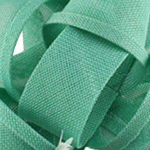 Imitation sinamay wedding bride hat red fascinators for women party dinner headpiece with hair aclip bridal headwear: emerald green