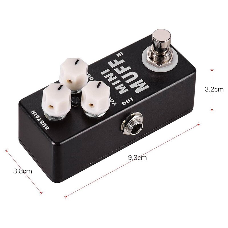 MOSKY Mini Muff Flaum Verzerrung Elektrische Gitarre Effekt Pedal