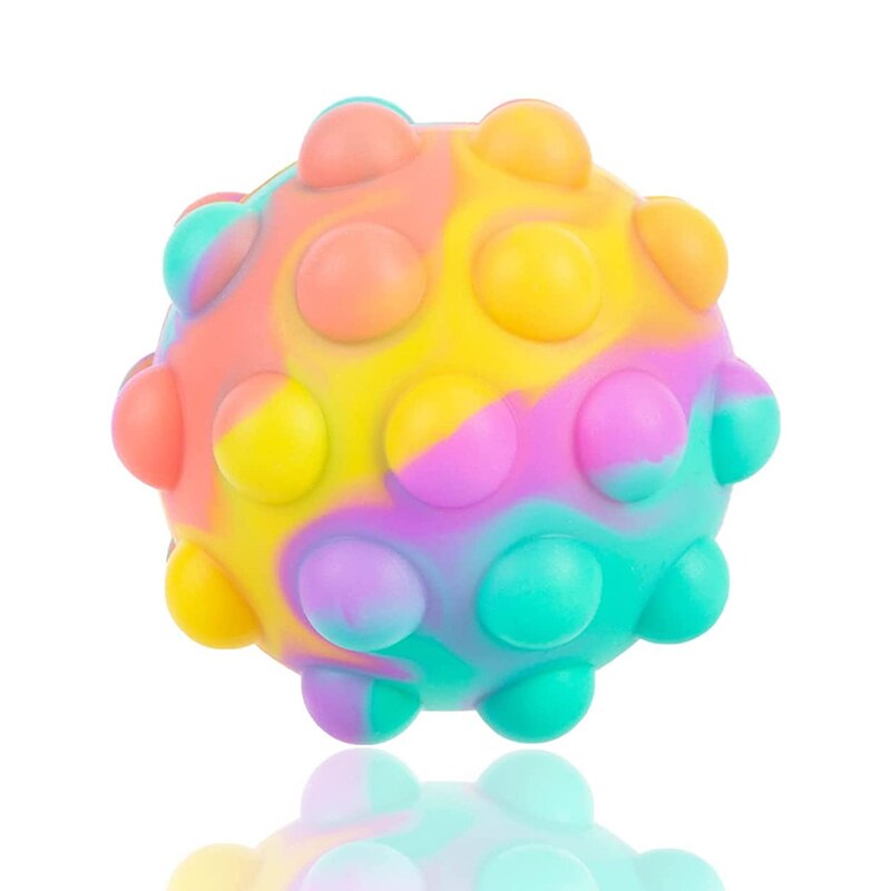 Push Bubble palla Antistress Silicone Fidget giocattoli semplice fossetta Antistress Antistress Extre Squishy Squeeze Finger Pop giocattolo sensoriale
