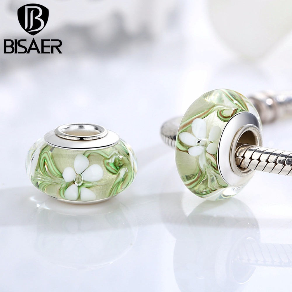 Silber Farbe Schwarz Europäischen Murano Glas Perlen fit Charme Armbänder Armreifen für Frauen Perlen 925 Silber Schmuck Perles