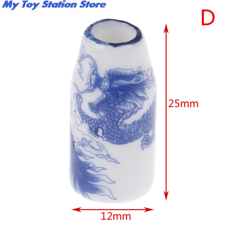 1:12 mini porta bacchette in ceramica miniatura per Astuccio delle bambole accessori casa delle bambole mini mobili da cucina accessori di simulazione giocattolo: D