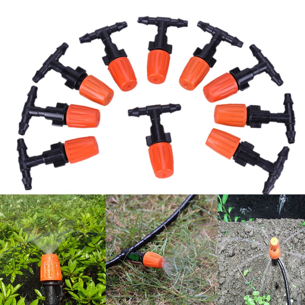 Locisne Plant Irrigatiesysteem met Timer, 25m DIY Micro Drip Tuin Irrigatiesysteem Verstelbare Nozzle Automatische Plant Bewateringsset voor Patio, Kas, Gazon