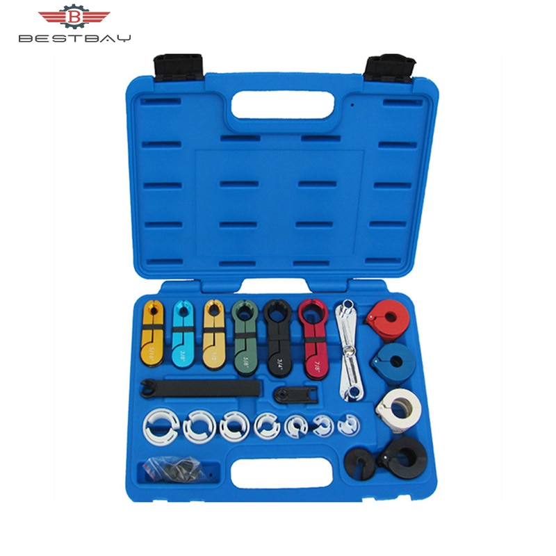 22 st Brandstof Airconditioning EEN C Transmissielijn Disconnect Oliekoeler Tool set