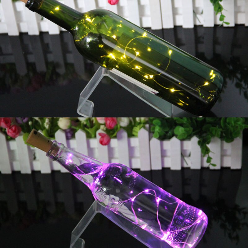 1m LED Mini Glass Wine Bottle Stopper Fairy Light Grandado
