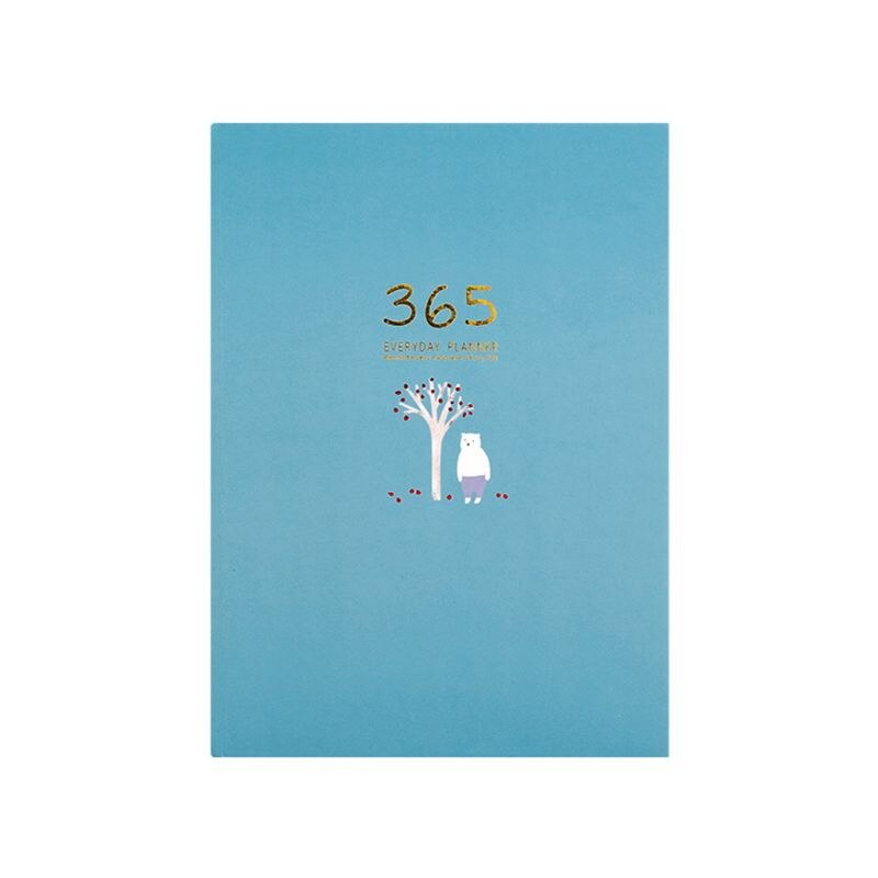 Leuke Briefpapier Notebook 365 Planner Wekelijkse Maandelijkse Dagelijks Dagboek Planner Notebooks Tijdschriften Business Kantoor Schoolbenodigdheden: Lake Blue