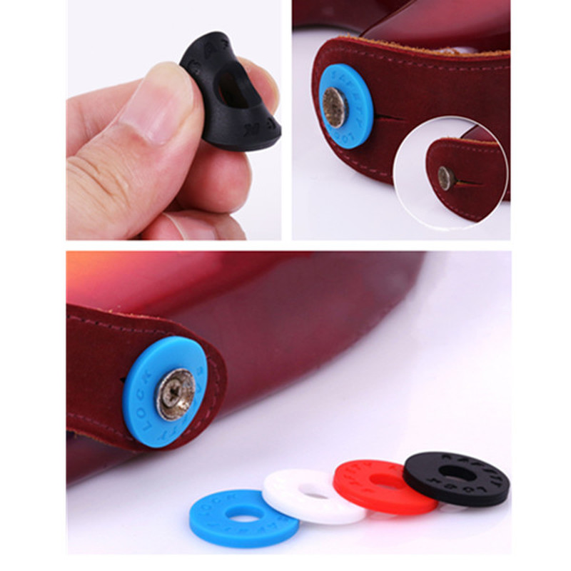 4 Pcs Guitar Strap Lock Gitaar Onderdelen & Accessoires Elektrische Houten Gitaar Locks Blokken Rubber Materiaal Basgitaar Onderdelen