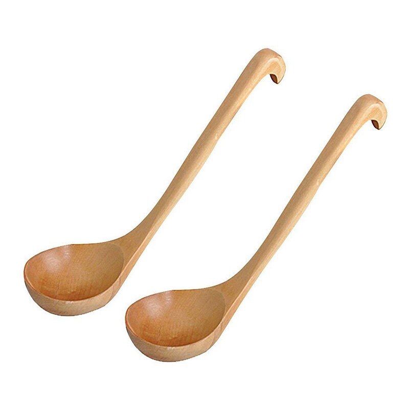 Cucchiaio Di legno naturale zuppa Di legno mestolo attrezzo da cucina gancio per cintura stoviglie in legno naturale utensili da cucina cucchiaio da cucchiaio cucchiaio da cucina Di